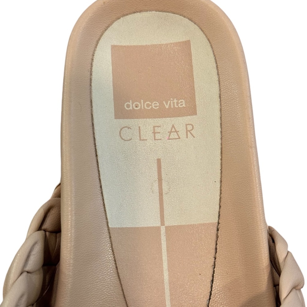 Womens dolce vita Platform Sandal. Size 9.5, Color: Tan/Cream - Picture 5 of 6